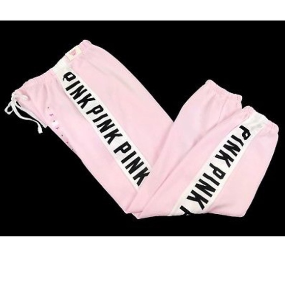 PINK Victoria's Secret Pants - Victoria's Secret PINK Classic Pant Logo Joggers